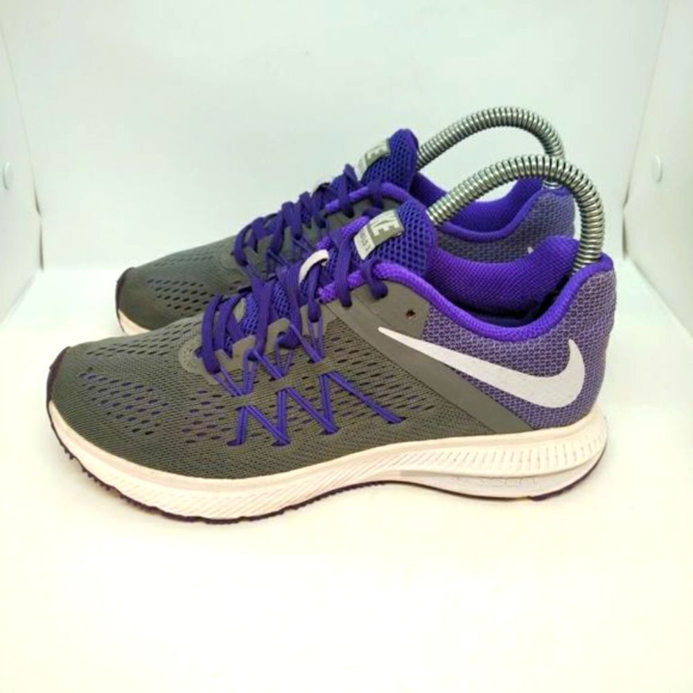 Nike Zoom Winflo 3 Running Sneakers Shoes Women's Size 6 Purple Grey Nike Colorf